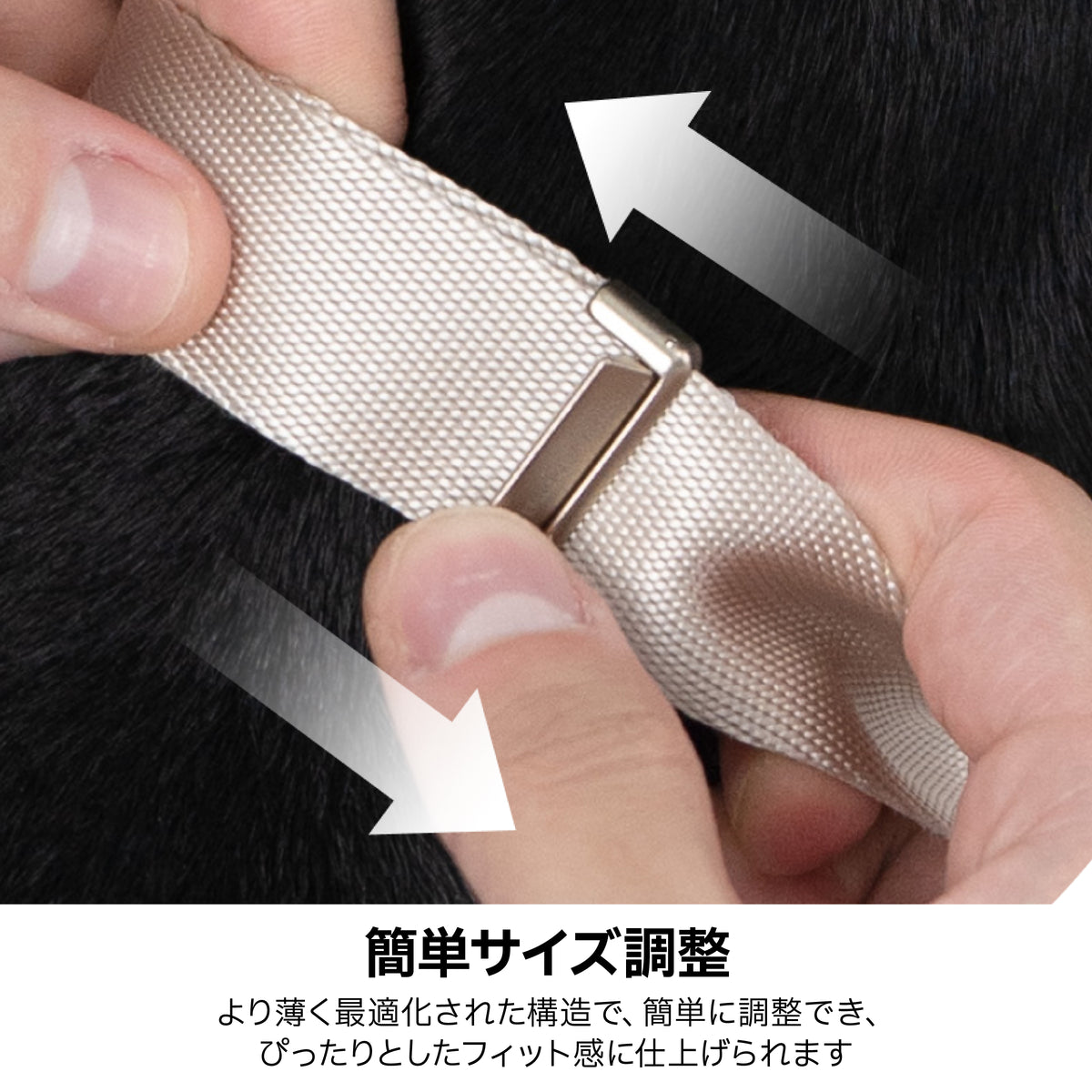 【最高級合金使用】ワンタッチ着脱首輪 ｜犬用