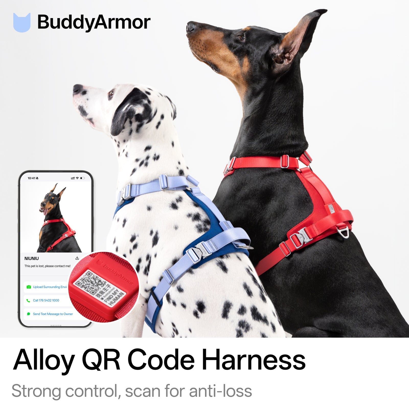 軽量合金 犬用ハーネス